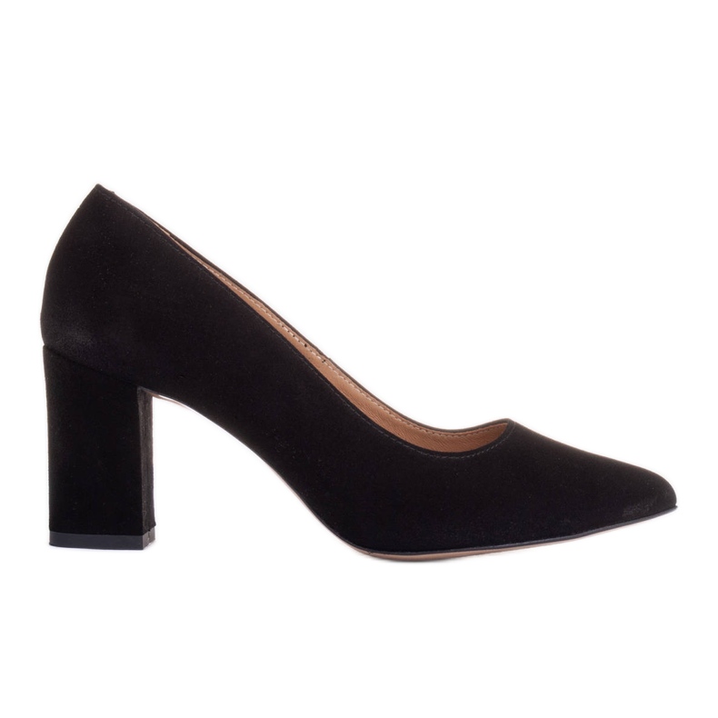 Marco Shoes Wildleder Pumps schwarz