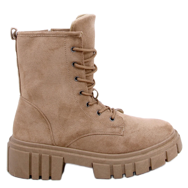 PA1 Kelis Khaki Schnürstiefel beige