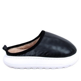 PA1 Isolierte Winterhausschuhe Toby Black schwarz