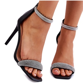 Elegante Sandalen auf schwarzem Patricio High Heel