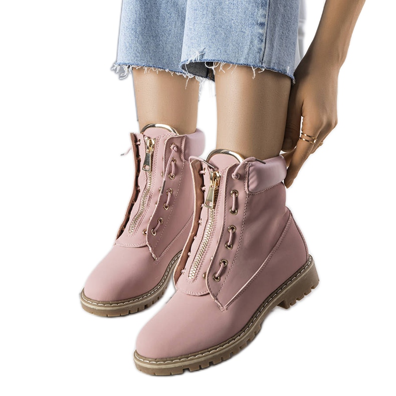 BM Stephanies rosa Wanderschuhe