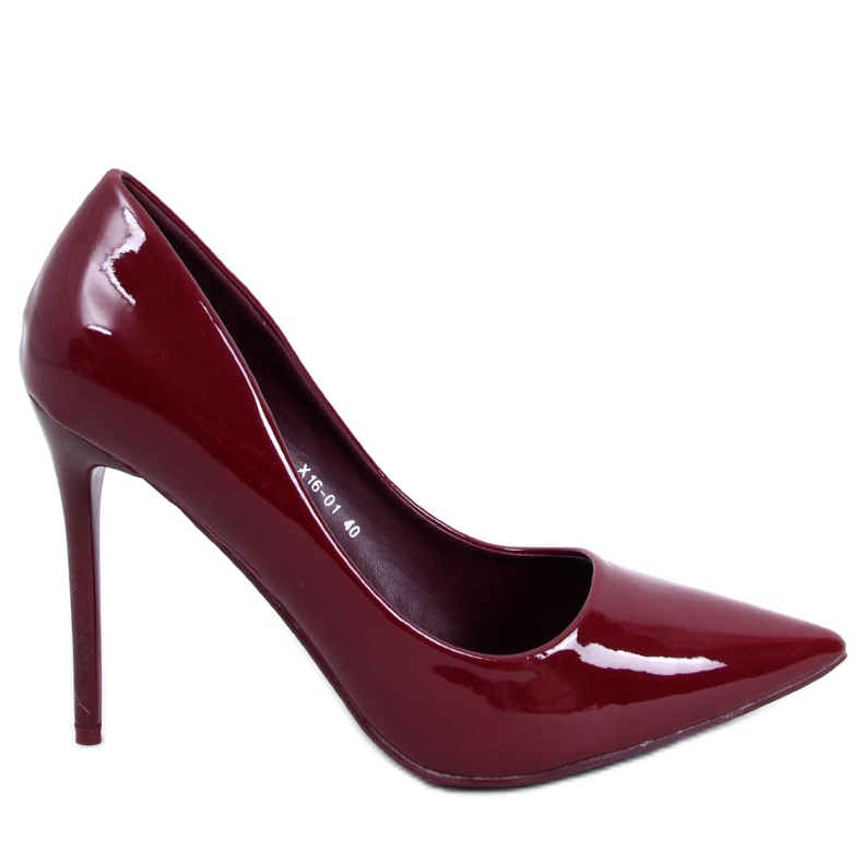 PA1 Lackabsatz für Damen Rutina Wein rot