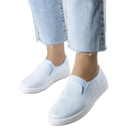 PA1 Blaue Sneaker aus Öko-Wildleder von Jamal