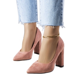 PA1 Pinkfarbene Pumps von Amiyah rosa