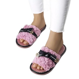 BM Rosa Hausschuhe mit Schleife von Peter