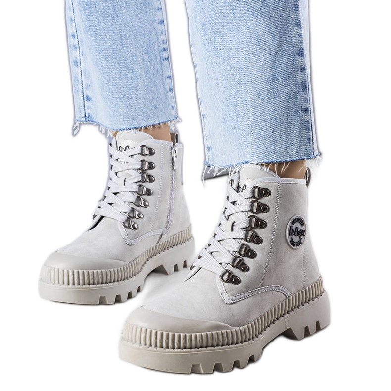 Graue isolierte Stiefel LCJ-22-44-1340L Lee Cooper