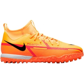 Nike Phantom GT2 Academy Df Tf Jr DC0818 808 Fußballschuhe orange orangen und rottöne