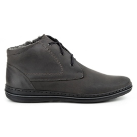 Polbut 339 graue Herren Winterstiefel