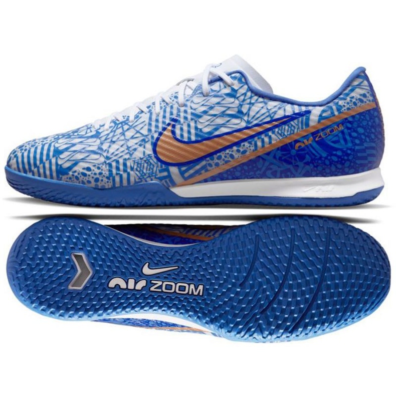 Nike Zoom Mercurial Vapor 15 Academy CR7 Ic M DQ5313 182 Fußballschuhe blau blau