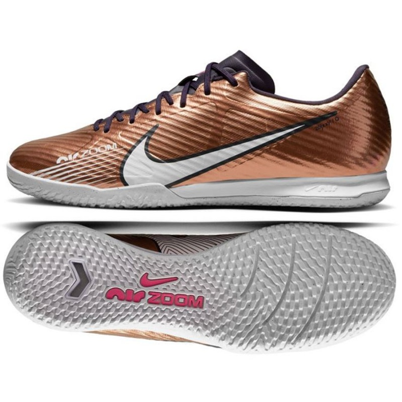 Nike Zoom Mercurial Vapor 15 Academy Qatar Ic M DR5947 810 Fußballschuhe golden golden