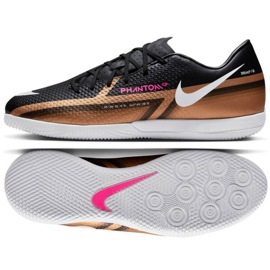 Nike Phantom GT2 Qatar Academy Ic M DR5963 810 Fußballschuhe schwarzes gold schwarz