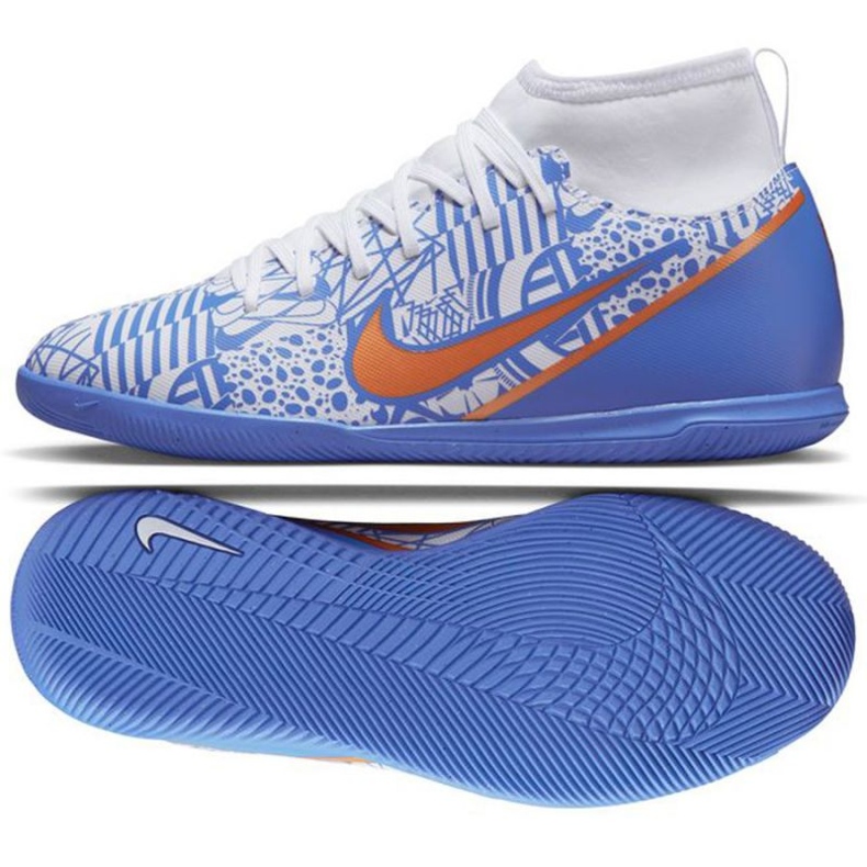 Nike Mercurial Superfly 9 Club CR7 Ic Jr DQ5327 182 Fußballschuhe blau blau