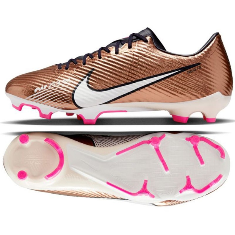 Fußballschuhe Nike Zoom Mercurial Vapor 15 Academy Qatar FG/MG M DR5941 810 braun beige und braun