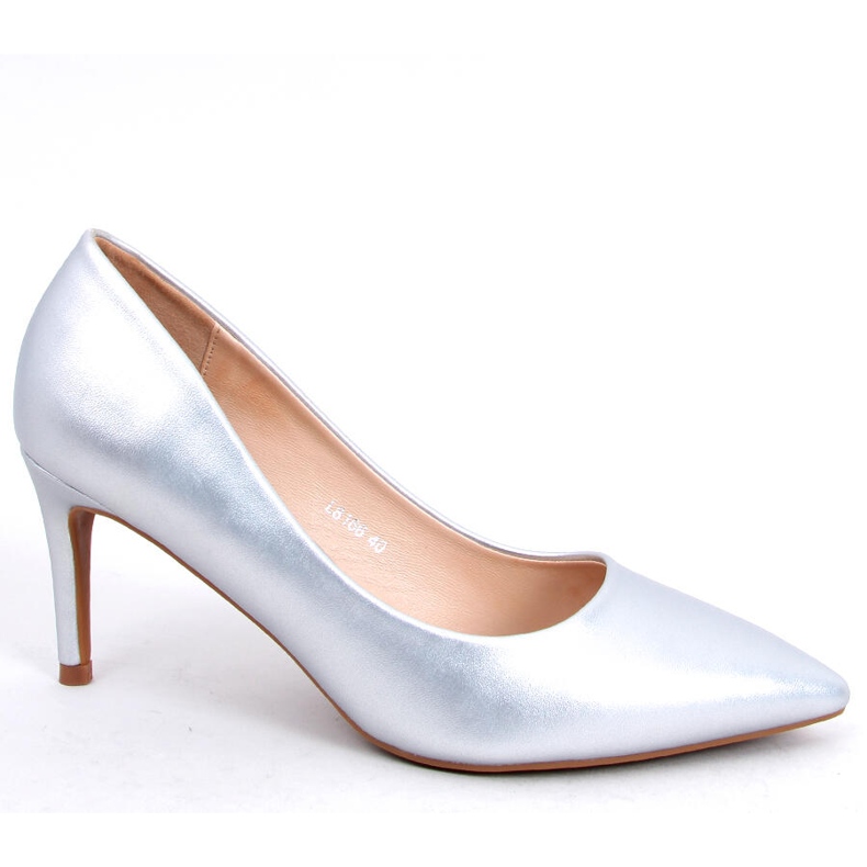 PA1 Klassische Shannon Silver Heels silber-