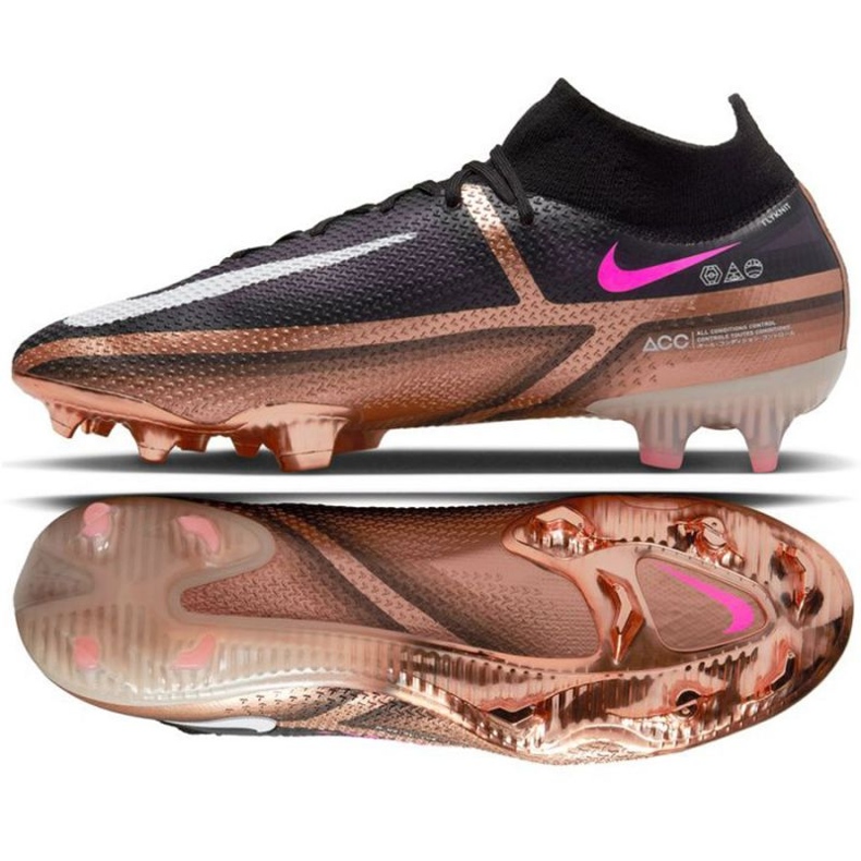 Fußballschuhe Nike Phantom GT2 Elite Qatar Dynamic Fit Fg M DR5955 810 braun schwarz
