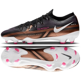 Nike Phantom GT2 Pro Qatar Fg M DR5959 810 Fußballschuhe braun schwarz schwarz