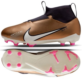Fußballschuhe Nike Zoom Mercurial Superfly 9 Academy Qatar FG/MG Jr DR6044 810 braun beige- und brauntöne