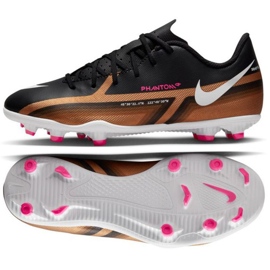 Fußballschuhe Nike Phantom GT2 Club Qatar FG/MG Jr DR6058 810 braun schwarz schwarz