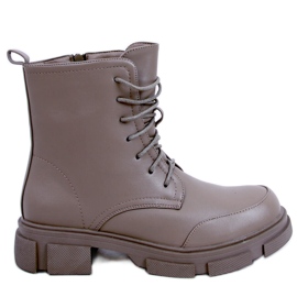 BM Schnürstiefel Coley Olive grün