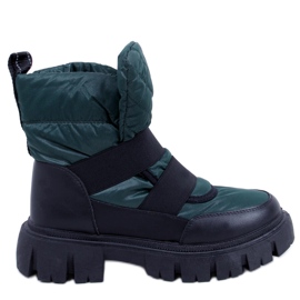 BM Uffie Green Schneestiefel für Damen grün