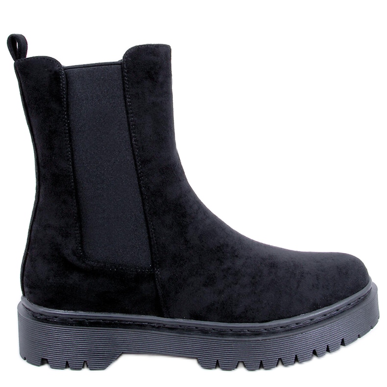 BM Kiely Schwarze hohe Stiefel
