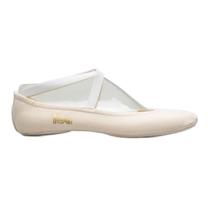 Gymnastik-Ballettschuhe Iwa 302 creme weiß