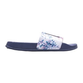Big Star Hausschuhe W DD274A257 weiß marineblau mehrfarbig