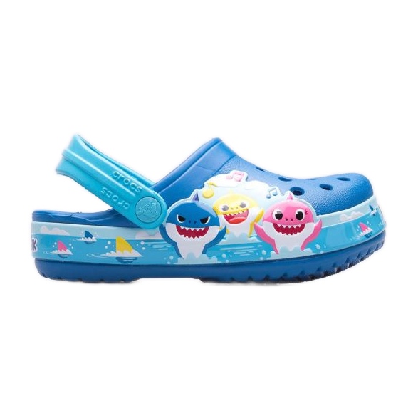 Crocs Fl Babyshark Band Clog T Jr 207066-4JL blau