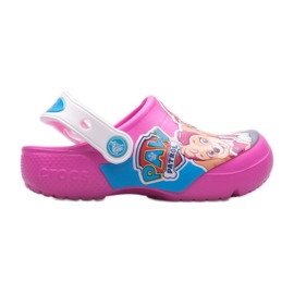 Pantoletten Crocs Fun Lab Paw Patrol Clog Jr 206276-6QQ rosa mehrfarbig