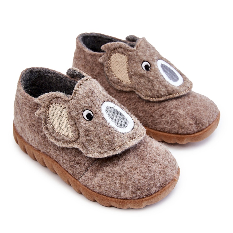 BEFADO S.A. Kinderhausschuhe Befado Koala 620P002 Beige braun