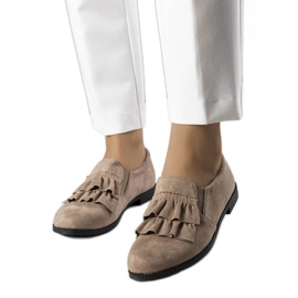 PA1 Beige Rüschenschuhe von Kailani