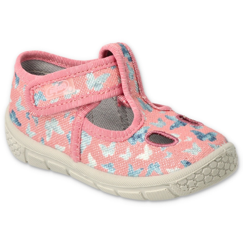 Befado Kinderschuhe 533P022 rosa silber-