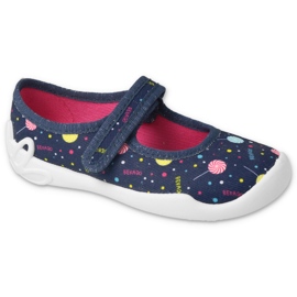 Befado Kinderschuhe 114Y508 navy blau mehrfarbig