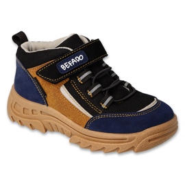 Befado Kinderschuhe Marine/Senf 515Y005 beige navy blau