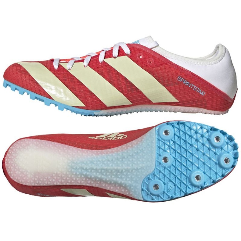 Spike-Schuhe adidas Sprintstar GY3537 rot
