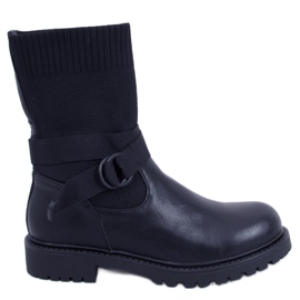 Stiefel mit flexiblem Walls Black-Obermaterial schwarz