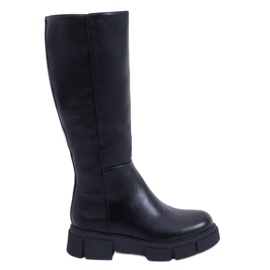 PA1 Damenstiefel mit dicker Sohle Baker Black schwarz