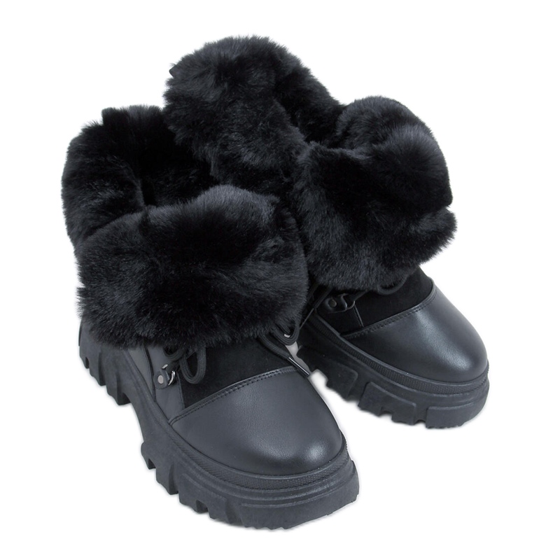 PA1 Jarl Black Schneestiefel für Damen schwarz