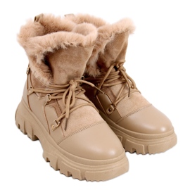 PA1 Jarl Khaki Schneestiefel für Damen beige