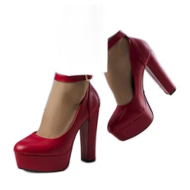 PA1 Rote Pumps mit hohem Absatz von Adela