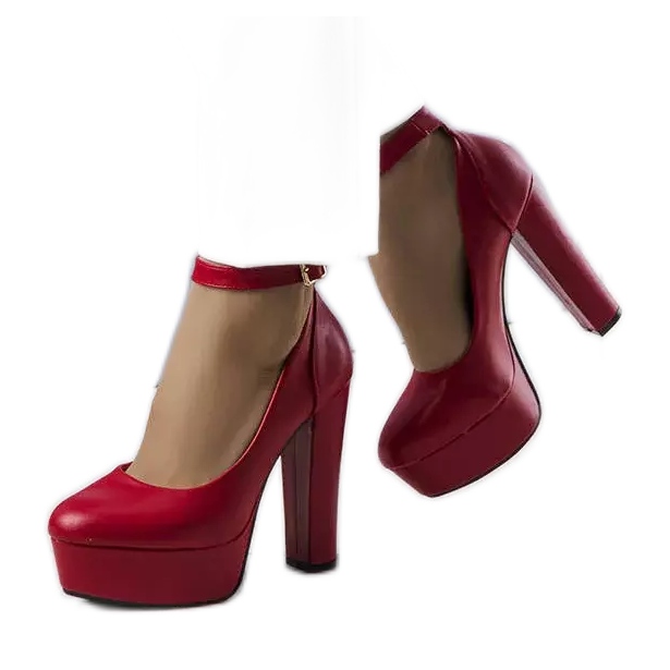 PA1 Rote Pumps mit hohem Absatz von Adela