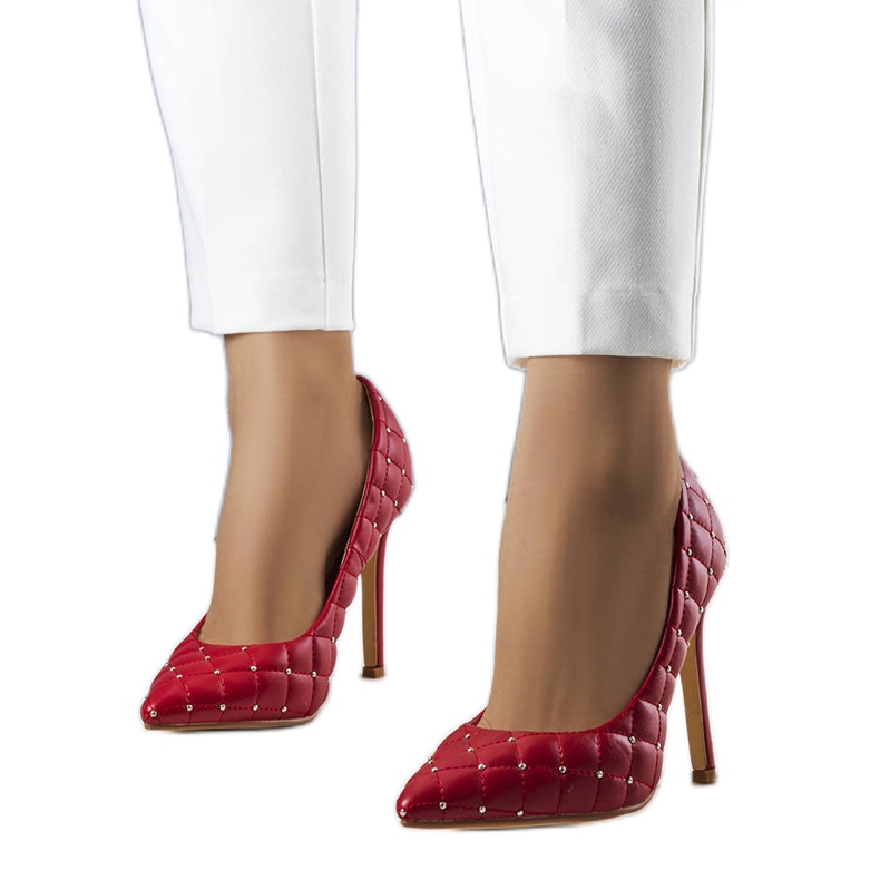 Dayton rote gesteppte Absätze