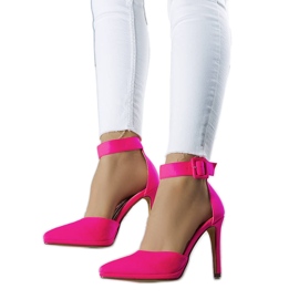 PA1 Rosafarbene Neon-High-Heels von Gerardo