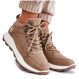 PA1 Warme Trekkingschuhe für Damen Trappers Beige Otto
