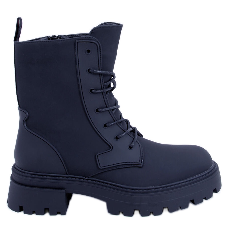 PA1 Tamar Schwarze Schnürstiefel
