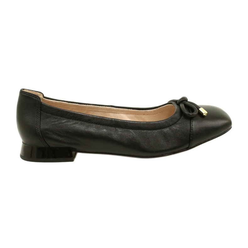 Caprice Ballerina Damenschuhe mit Schleife 9-22104-20 040 Schwarz
