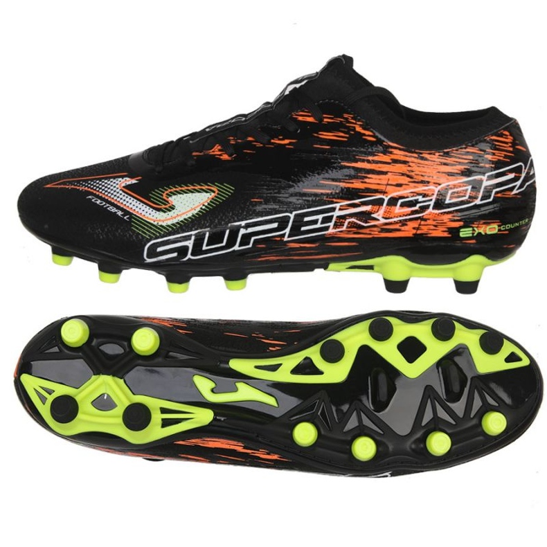Joma Super Copa 2301 Fg M SUPS2301FG Fußballschuhe schwarz schwarz