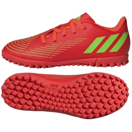Adidas Predator Edge.4 Tf Jr GV8495 Fußballschuhe rot orangen und rottöne