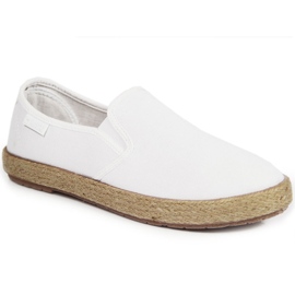 Damen Espadrilles zum Hineinschlüpfen weiß Big Star DD274015