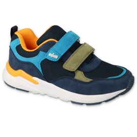 Befado Kinderschuhe 516Y241 marineblau blau grün